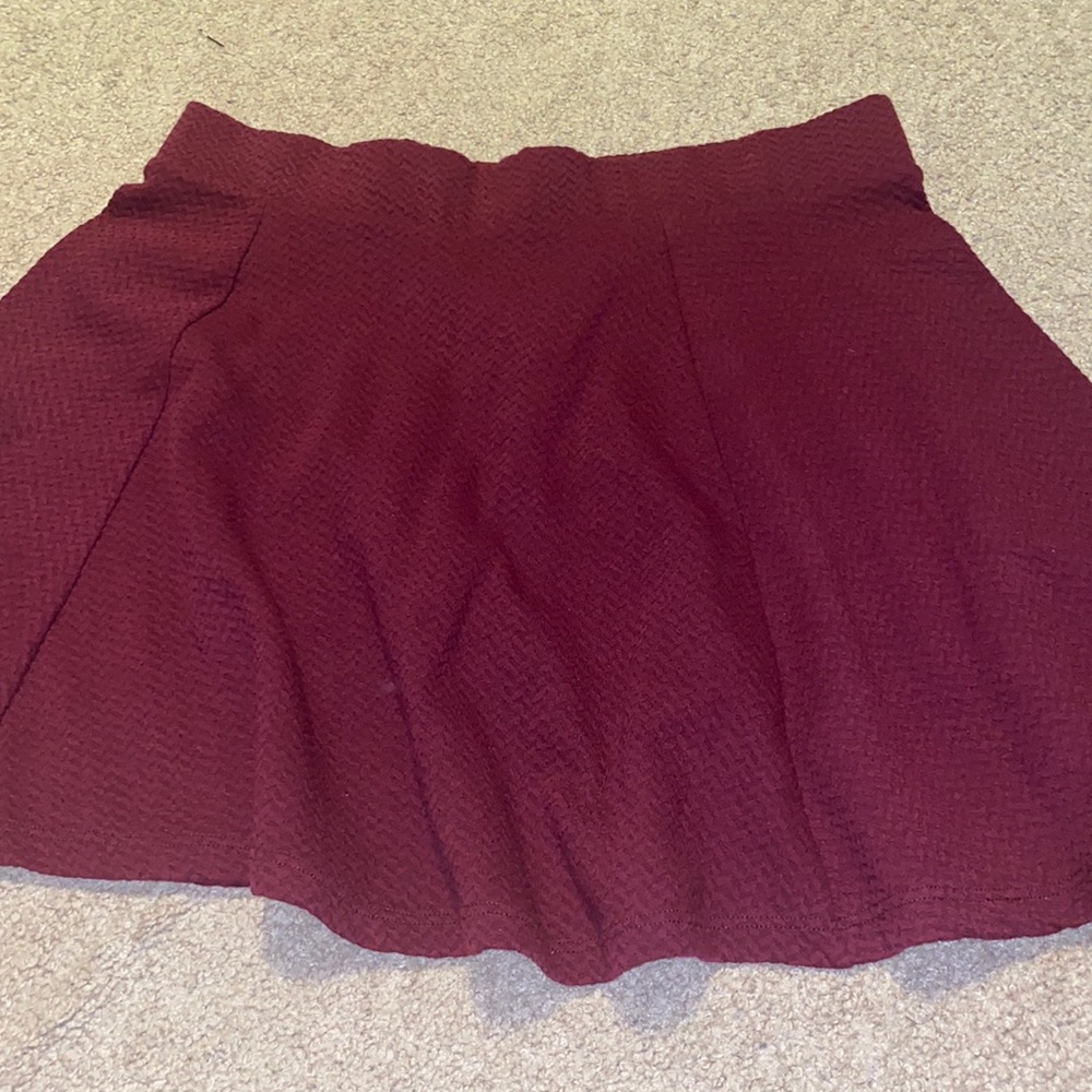 H&M Maroon Skirt